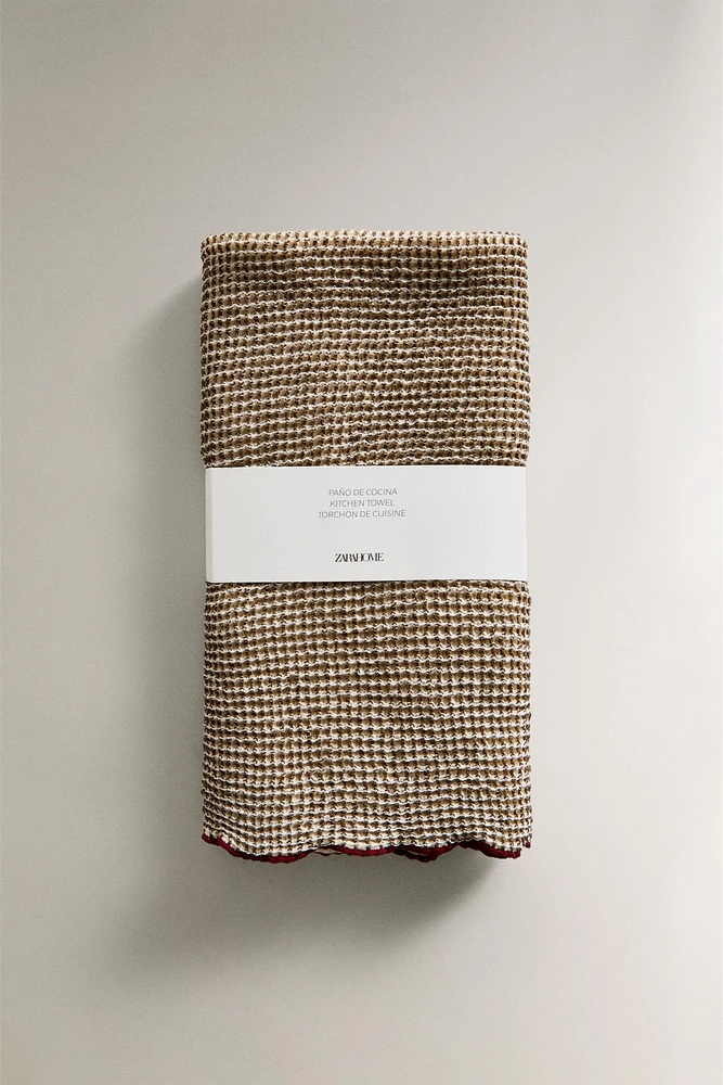 TORCHON DOUBLE TISSU
