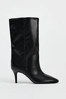 WRINKLED LOOK BOOTS
