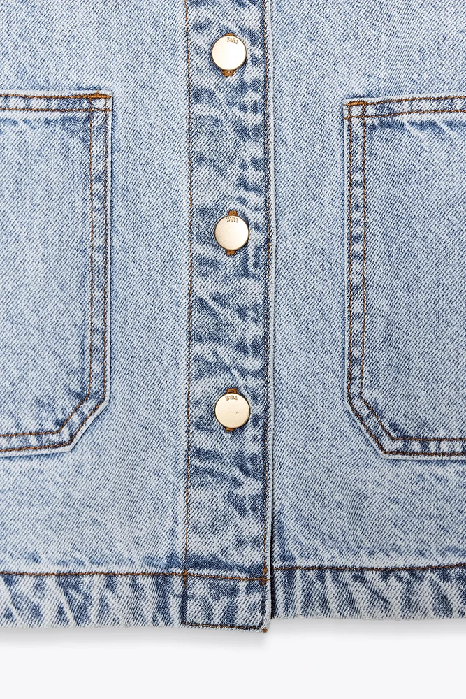 VESTE Z1975 EN JEAN À POCHES