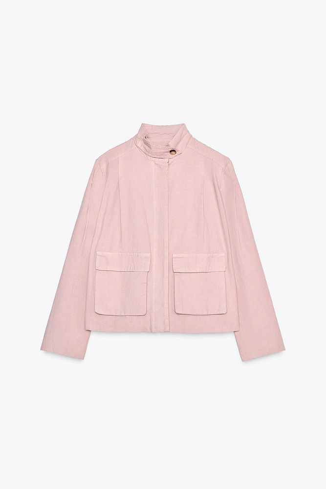 VESTE EN SERGÉ COLLECTION ZW