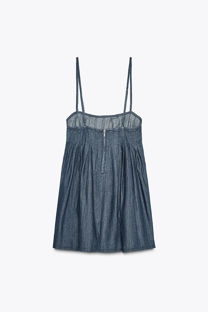 ROBE COURTE EN JEAN TRF