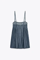 ROBE COURTE EN JEAN TRF