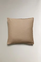 COTTON MULTICOLORED STRIPED THROW PILLOW COVER