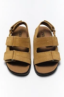 SANDALES EN CUIR