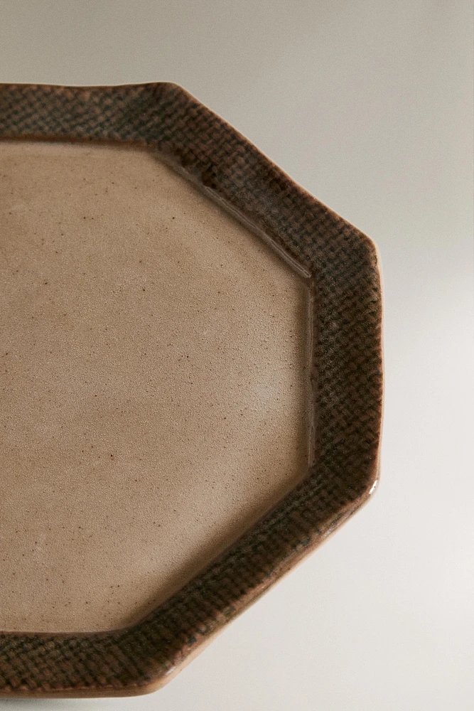 CERAMIC DESSERT PLATE