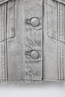 VESTE EN DENIM CROPPED