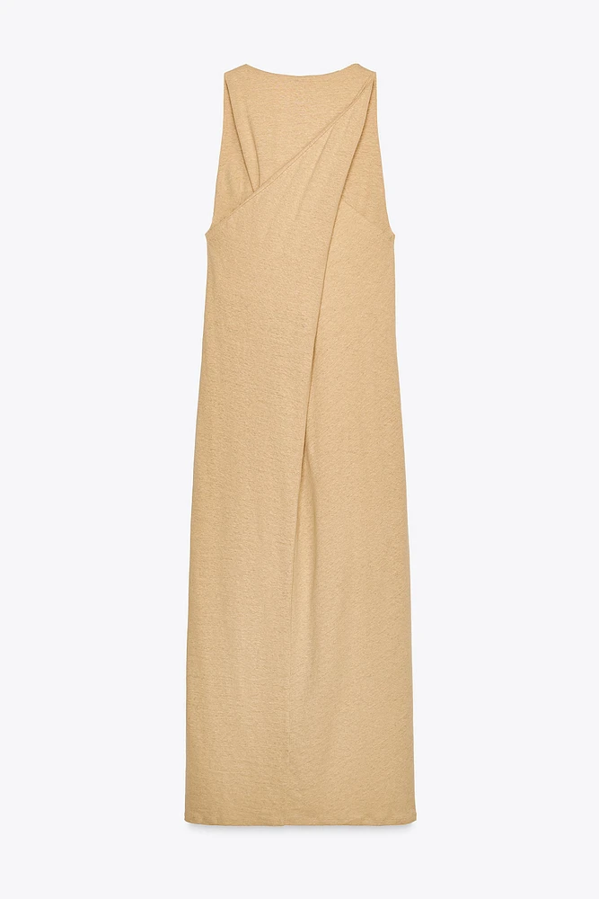 ROBE MIDI AVEC LIN