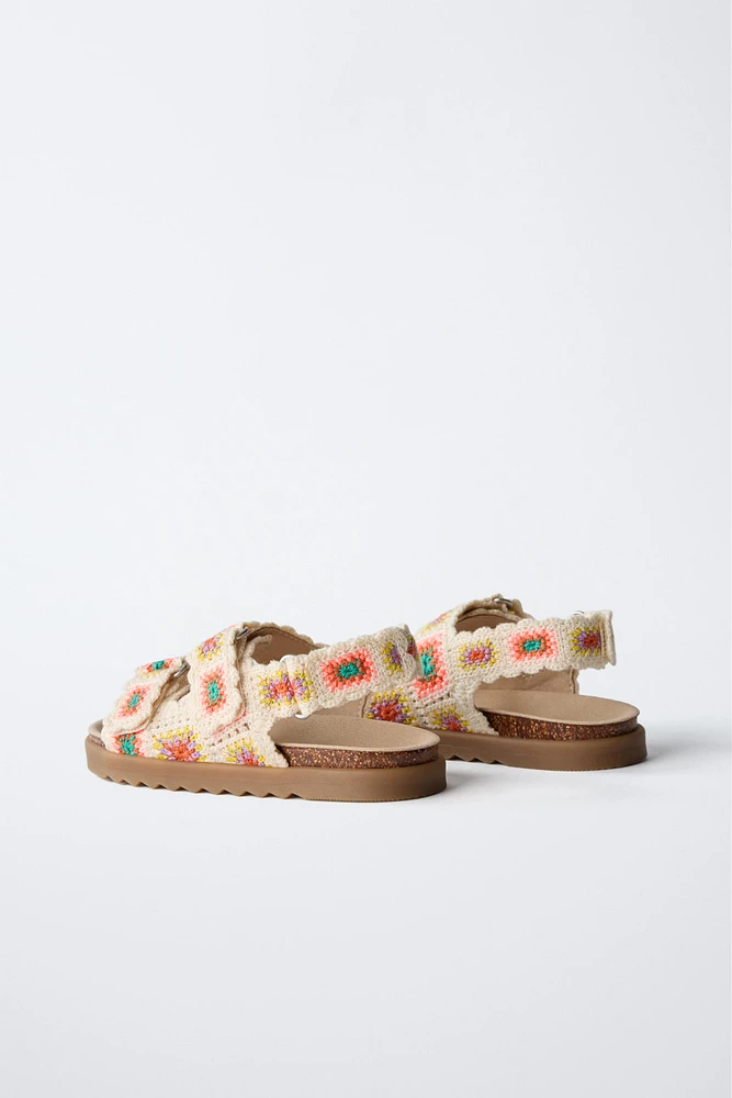 CROCHETED SANDALS