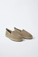 ESPADRILLES EN CUIR
