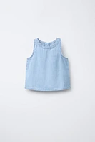 SLEEVELESS ZIP TOP