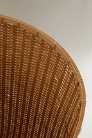 CORBEILLE BAMBOU TRESSÉ