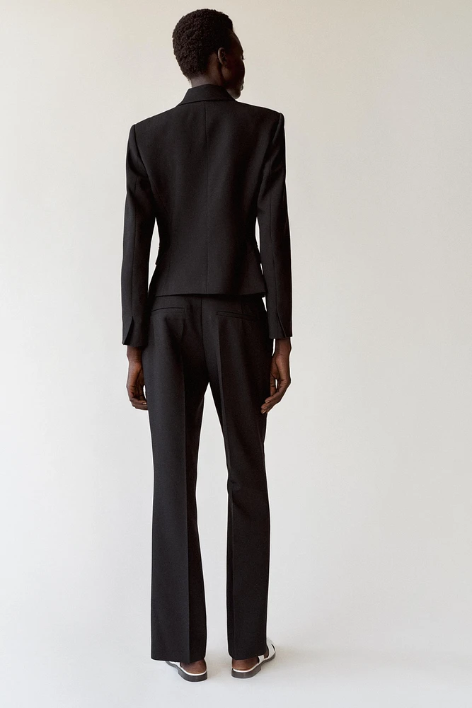 HIGH-WAISTED BOOTCUT PANTS