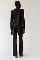 HIGH-WAISTED BOOTCUT PANTS