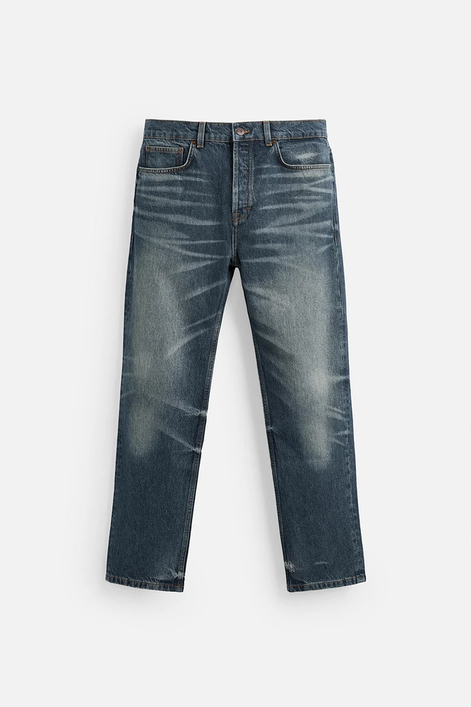 STRAIGHT ANKLE FIT JEANS