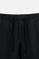 RELAXED FIT COTTON LINEN PANTS