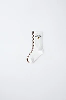 TWO PACK OF PRINTED SOCKS
