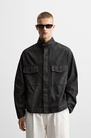 DENIM SHIRT WITH POCKETS