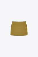 BASIC KNIT MINI SKIRT