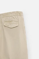 POCKET DENIM CARGO PANTS