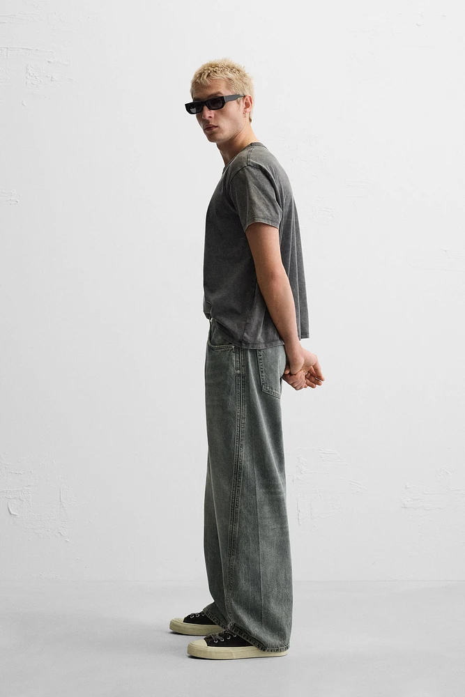 BAGGY FIT JEANS WITH SEAMS