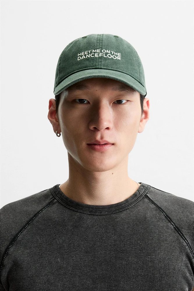 CASQUETTE DÉLAVÉE BRODÉE