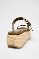 STRAPPY PLATFORM SANDALS