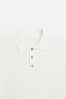 POLO EN MAILLE MÉLANGE VISCOSE