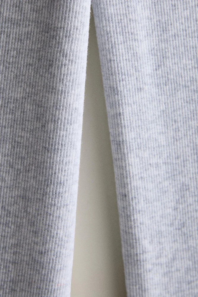 RIBBED COTTON PANTS