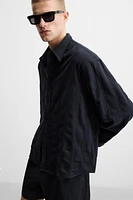 CHEMISE À TEXTURE AVEC RAYURES