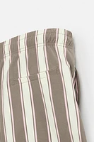 STRIPED MID-LENGTH SWIMSUIT