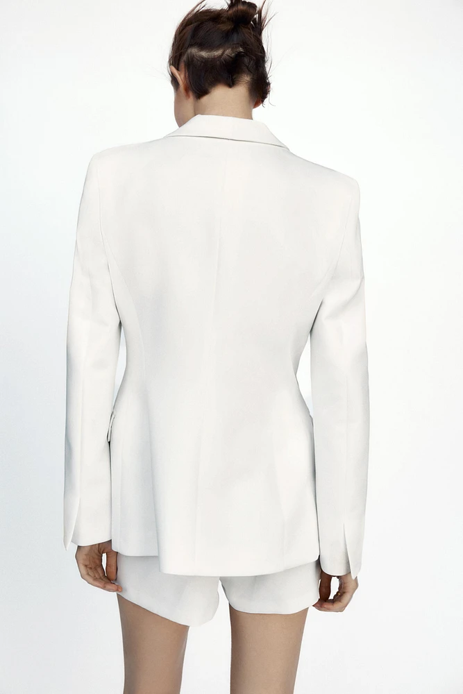FITTED SHOULDER PAD BLAZER
