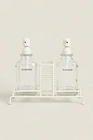 DOUBLE KITCHEN DISPENSER WITH STAND