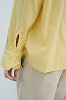 CHEMISE FROISSÉE À RAYURES ZW COLLECTION
