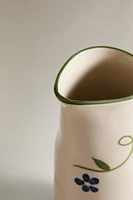 FLORAL PITCHER