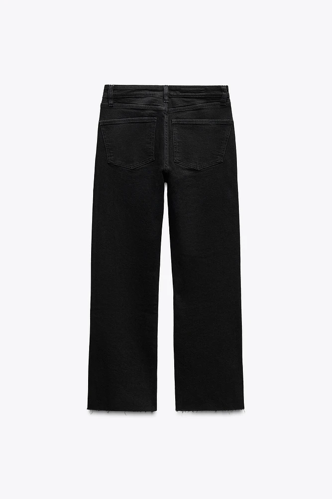 JEAN TRF CROPPED FLARE TAILLE HAUTE