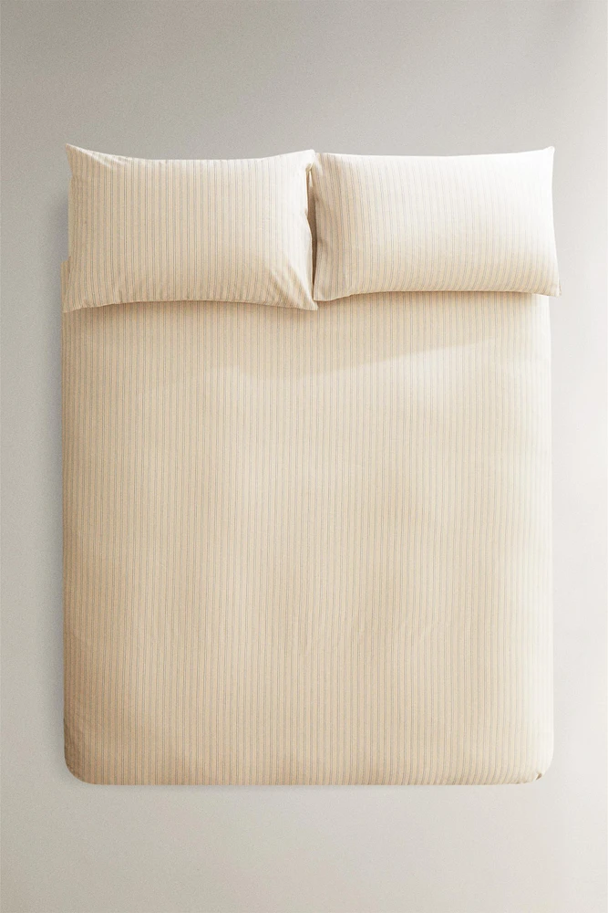 STRIPED DUVET COVER