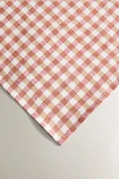 LOT SERVIETTES DE TABLE VICHY COMBINÉS (LOT DE 2)