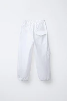 PANTALON JOGGER EN POPELINE