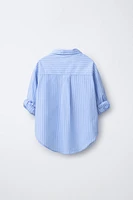 STRIPED OXFORD SHIRT AND RIB T-SHIRT PACK