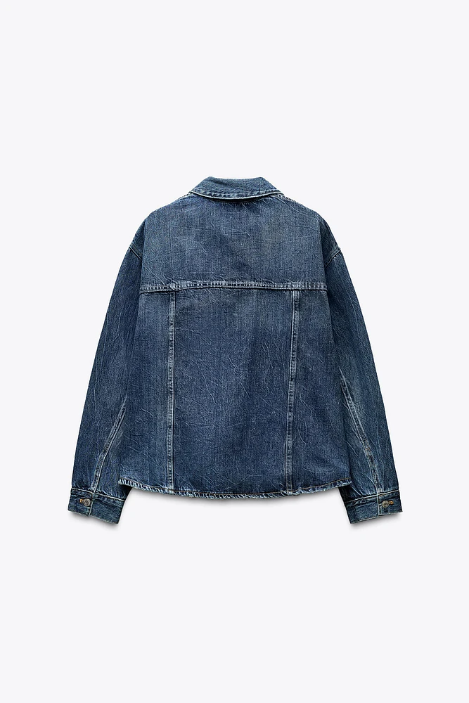 TRF DENIM OVERSHIRT