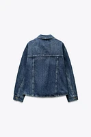 TRF DENIM OVERSHIRT
