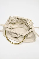 METAL HANDLE MINI BOWLING BAG