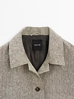 Veste bomber 100 % lin