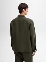 100% linen co-ord overshirt