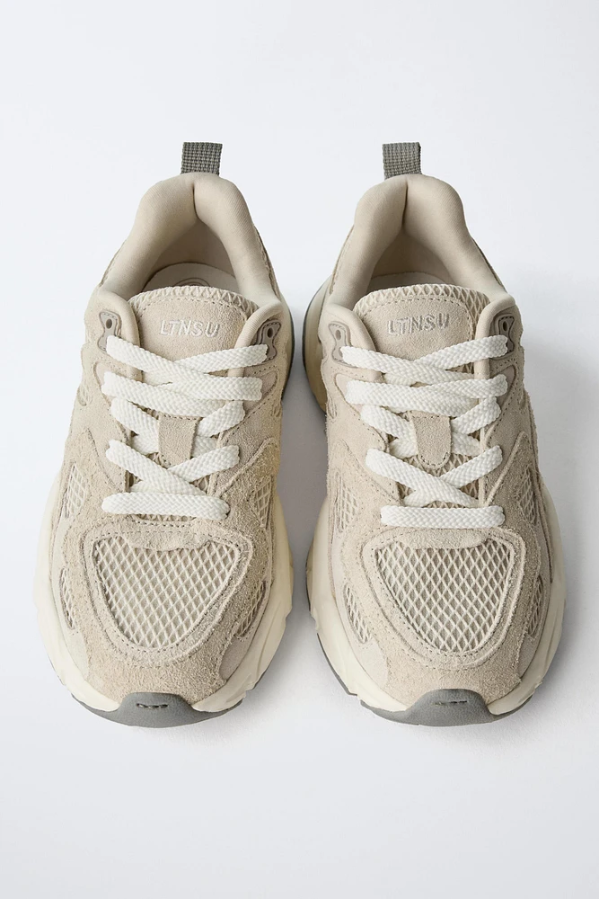 PIECED SNEAKERS
