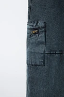 WASHED EFFECT JOGGER PANTS