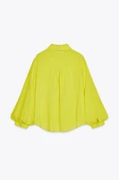 FLOWY BOW SHIRT
