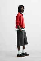 QUARTER-ZIP SWEATSHIRT
