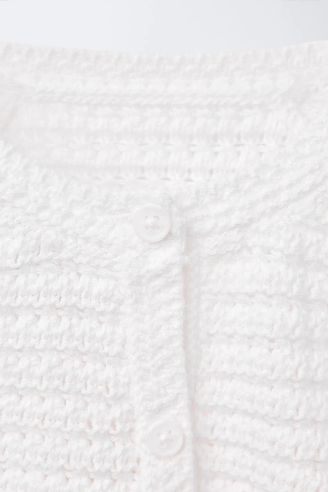 CHERRY KNIT CARDIGAN
