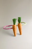 SET OF CARROT JUTE NAPKIN RINGS (SET OF 4)